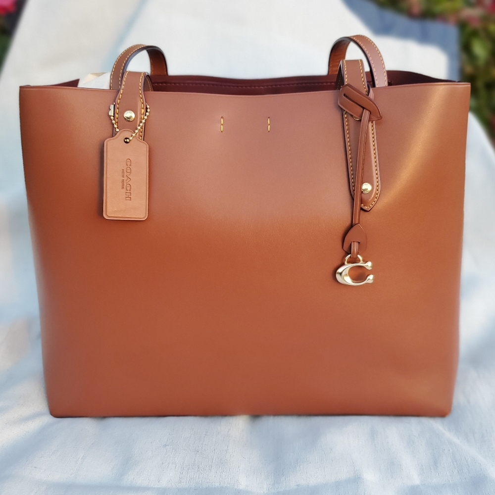 Coach Central Tote 1941 Saddle Brown